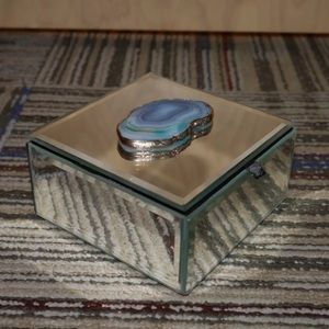 Mirror Geode Jewelry Box
